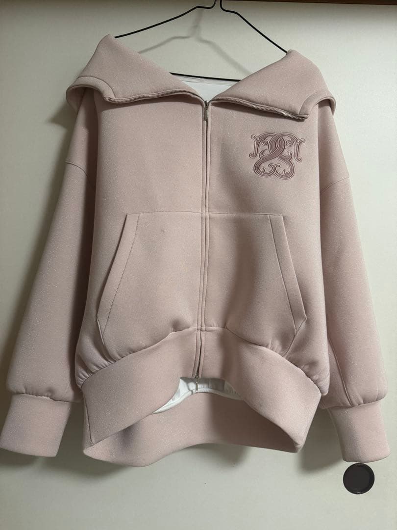 SNIDEL ボリュームパーカー ピンク