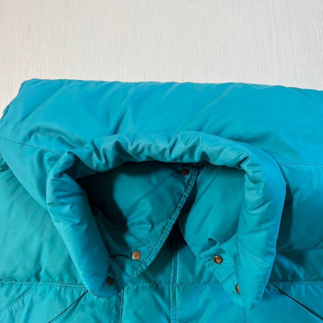 Y*u様 80s USA製 L.L.BEAN ダウンベスト ターコイズブルー レ