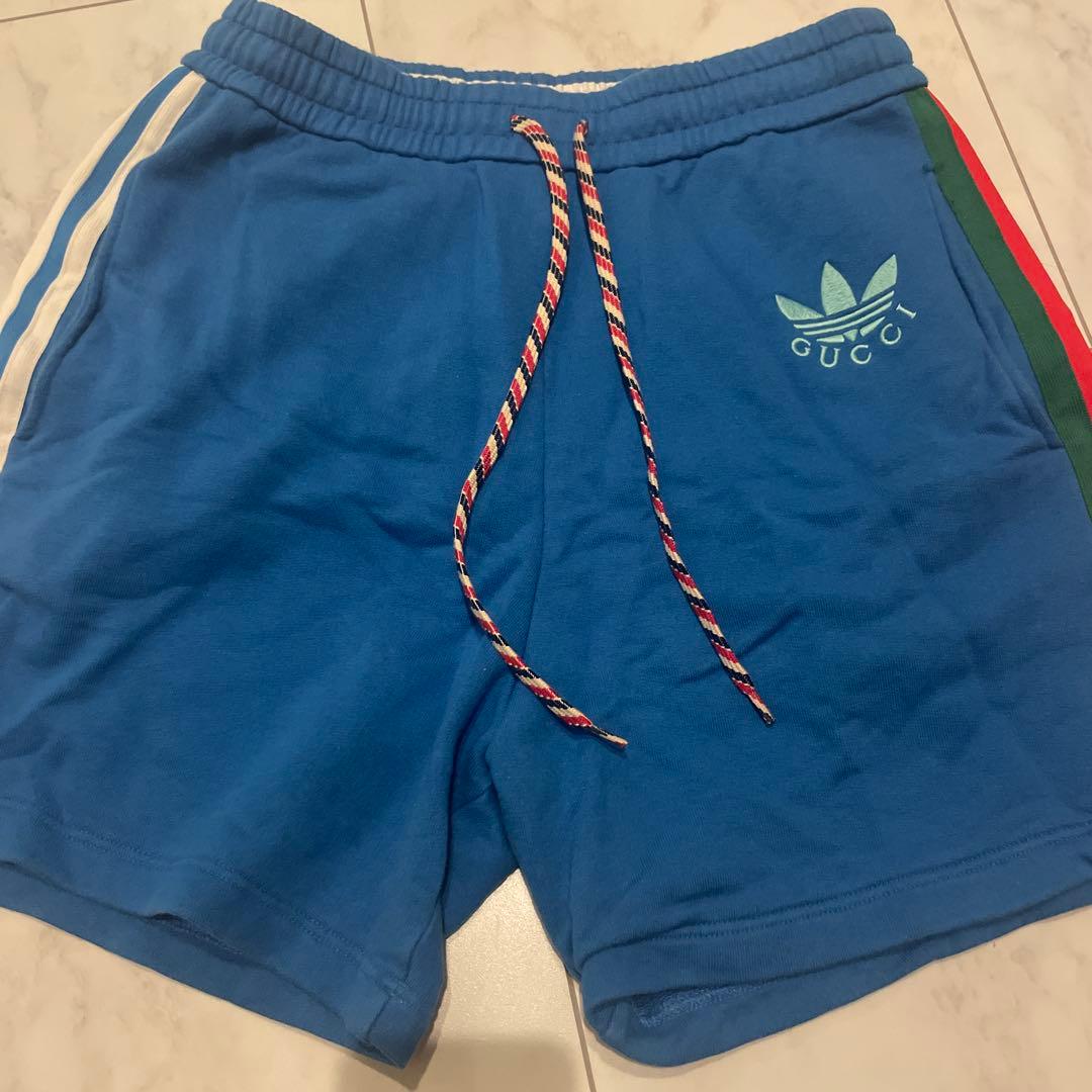 GUCCI adidas ショートパンツ