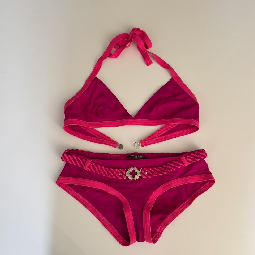 Louis Vuitton ピンク セパレート水着