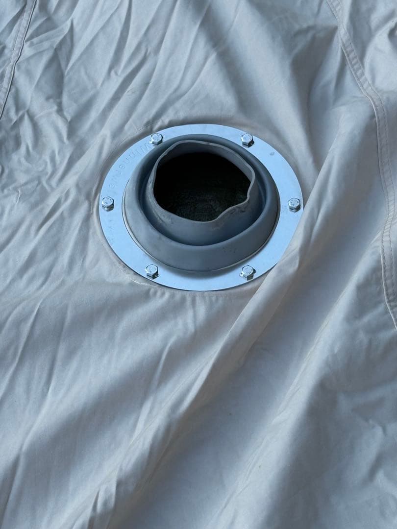 美品 ノルディスク アスガルド ジップインフロアーセットセット 薪ストーブ加工