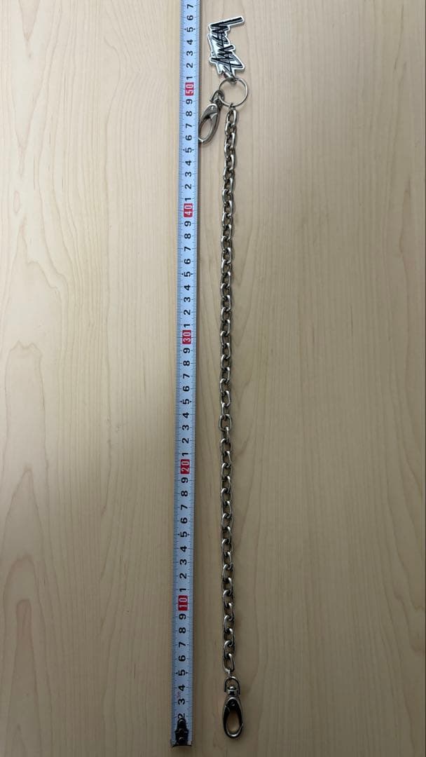 Stussy ウォレットチェーン カラビナ付き