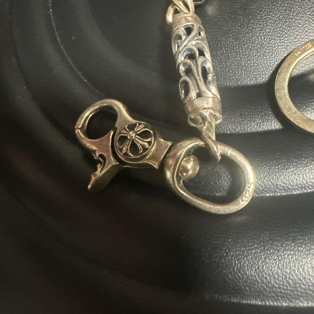 シルバー装飾ウォレットチェーン