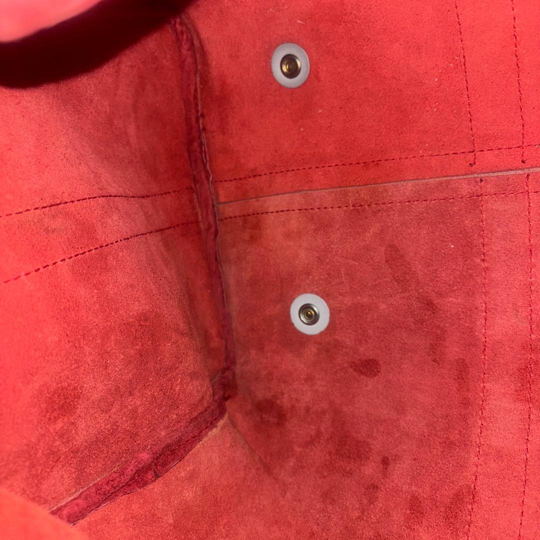 【polo ralph lauren】レザー ボストンバッグ レッド