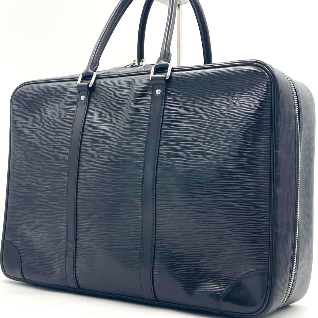 ルイヴィトン エピ シリウス45 大容量 ボストンバッグ 出張 ビジネス 黒