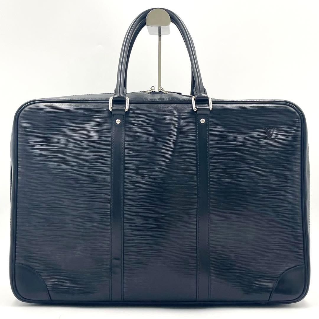 ルイヴィトン エピ シリウス45 大容量 ボストンバッグ 出張 ビジネス 黒