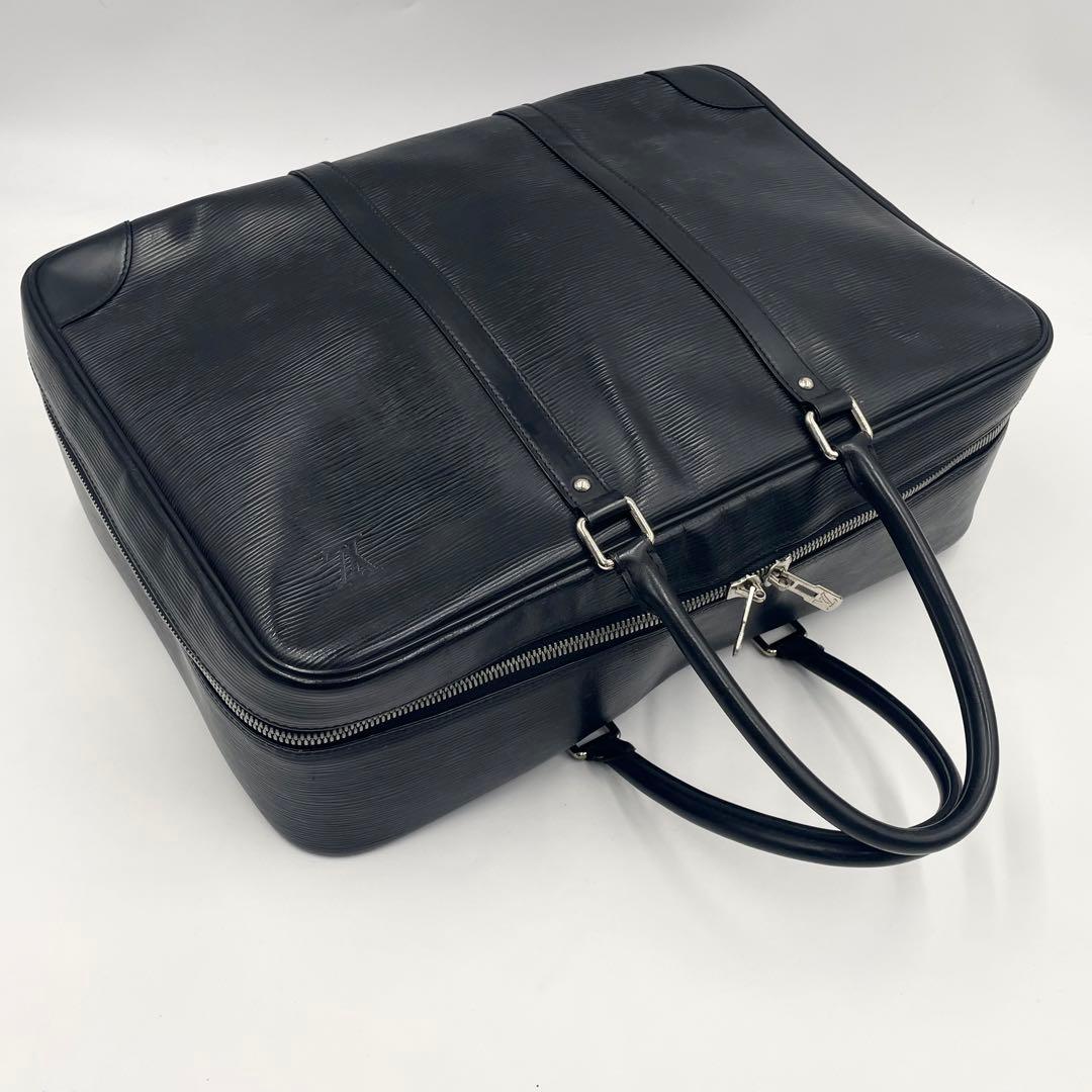 ルイヴィトン エピ シリウス45 大容量 ボストンバッグ 出張 ビジネス 黒