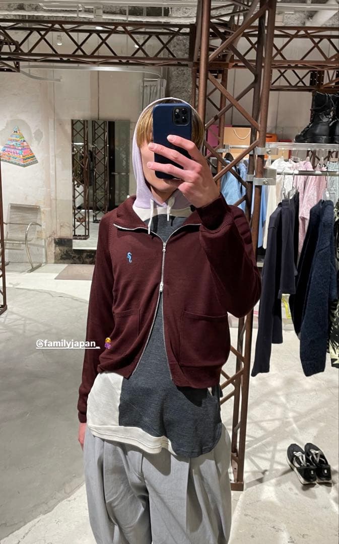 FAMILY JAPAN 25ss ドライバーズニットスカート11747391