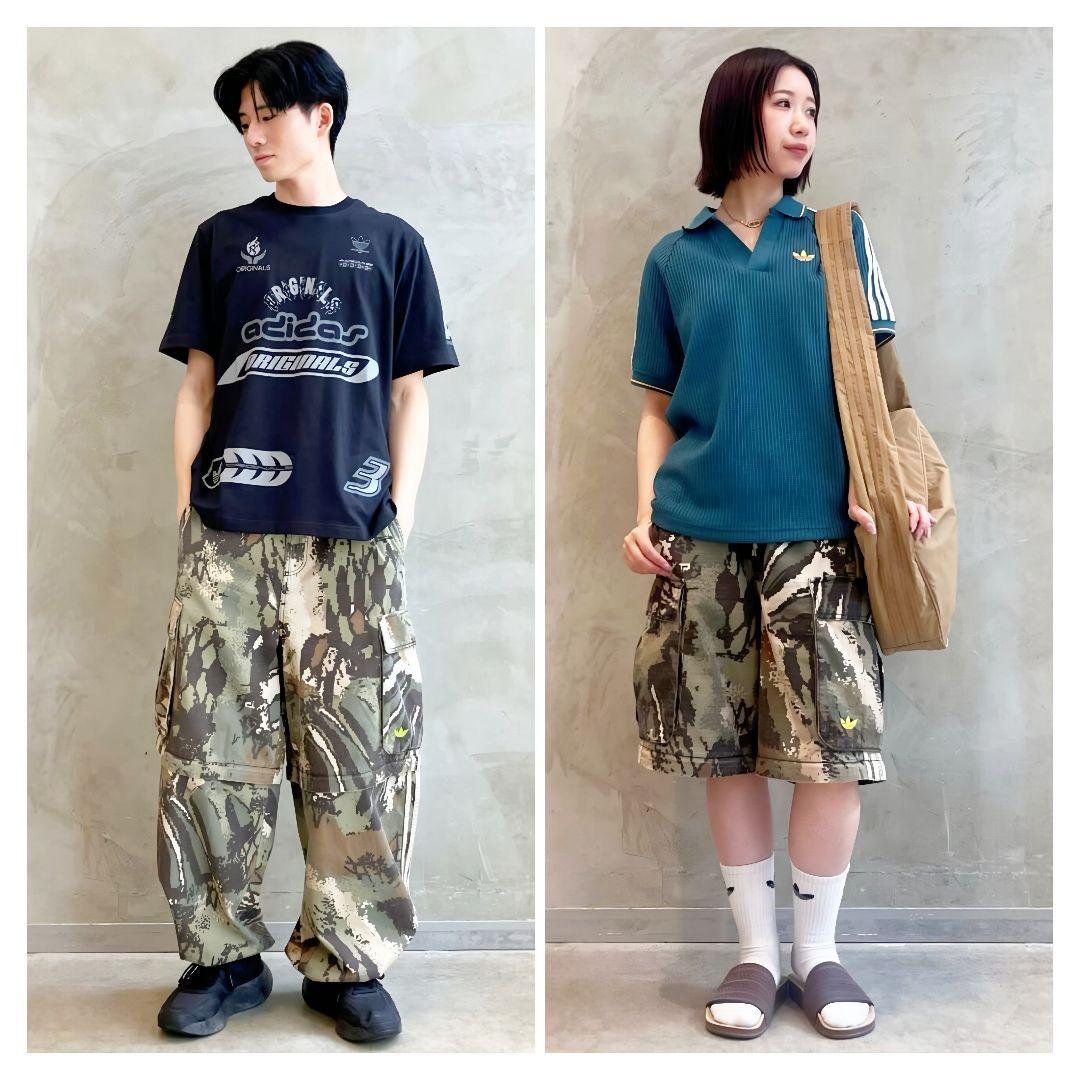 迷彩★3XL★カーゴパンツ★ワイドレッグパンツ★バギーパンツ★ワイドパンツ★男女