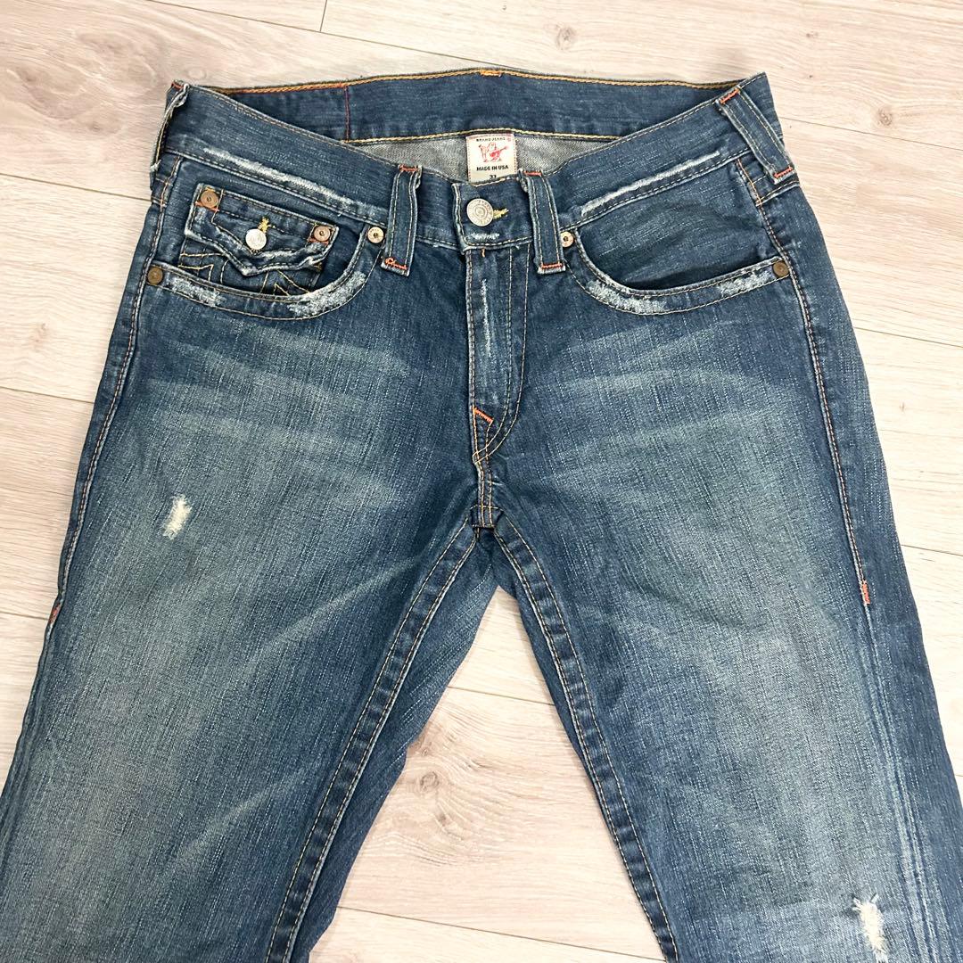 True Religion トゥルーレリジョンJOEY ブーツカットデニム　33