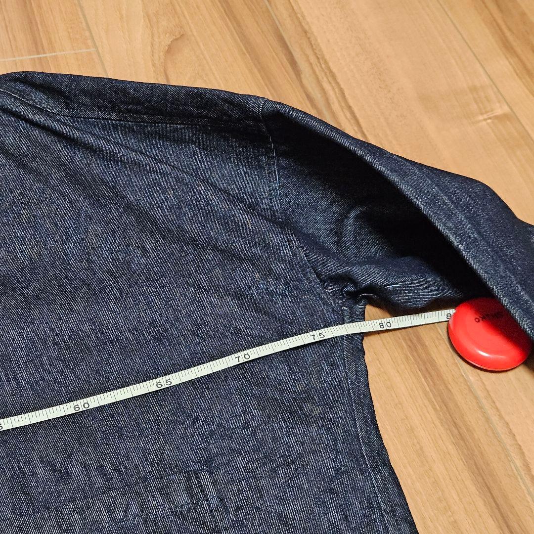 無印良品　和紙混 デニムジャケット S