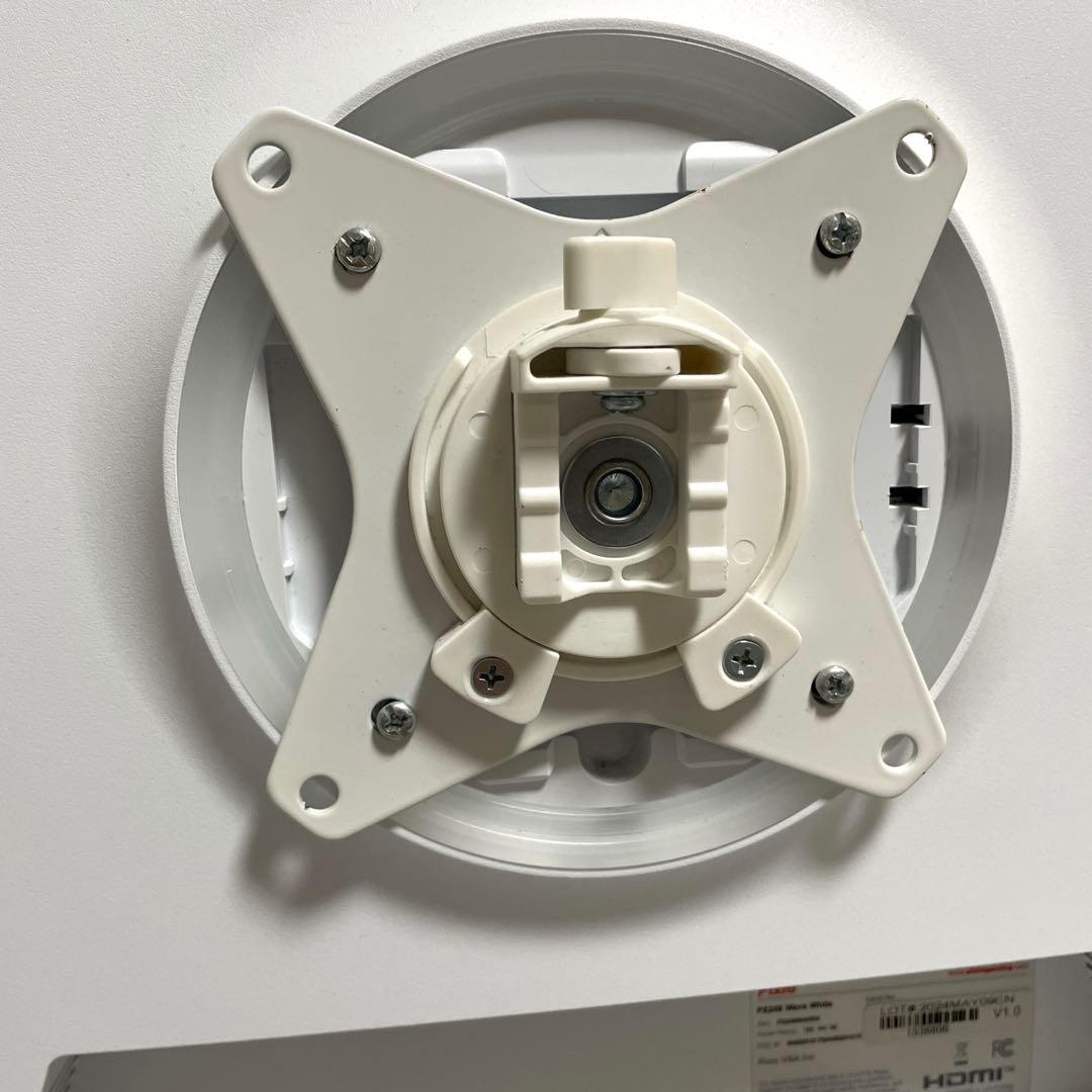 pixio モニター ホワイト アーム ホワイト