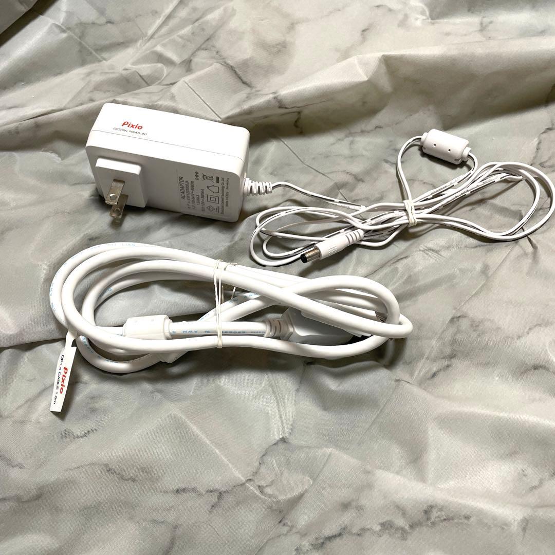 pixio モニター ホワイト アーム ホワイト