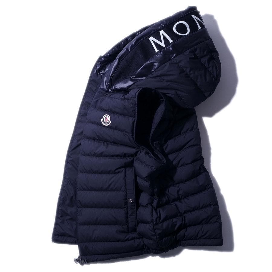 ハ*ラ様 【新品】MONCLER ベスト BOURGET ネイビー 新作　希少サ