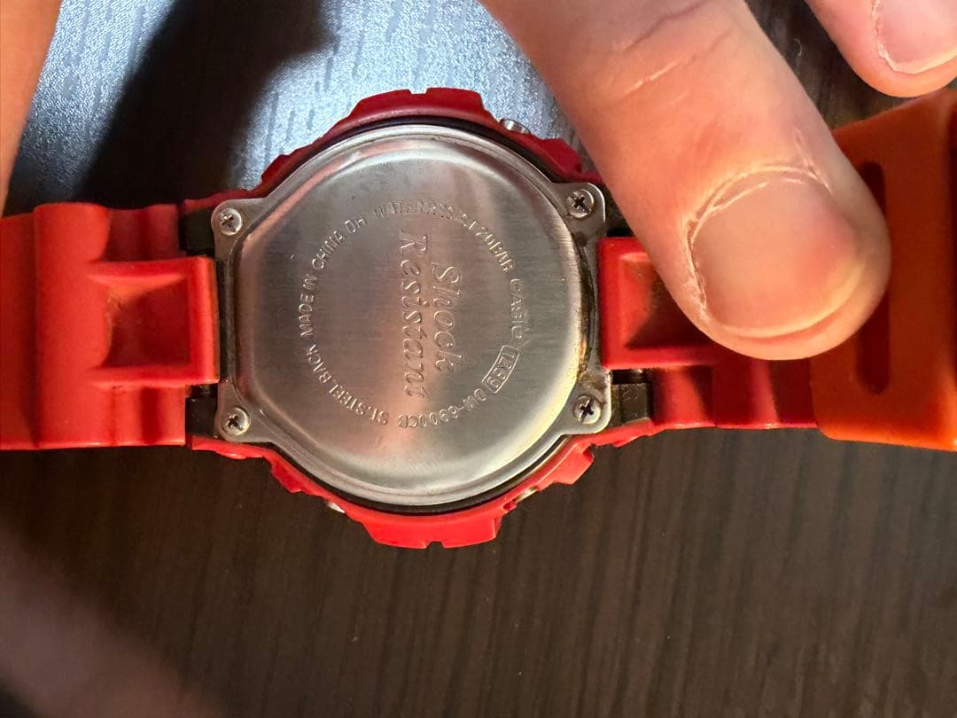 CASIO G-SHOCK DW-6900CBモデル レッド