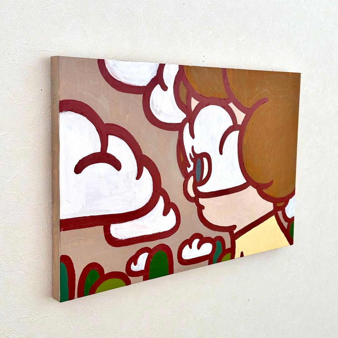 【原画4点セット】●Kaoruko Negishi● アクリル画　紐付き