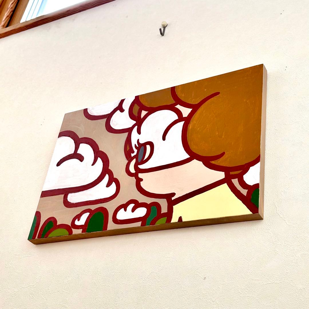 【原画4点セット】●Kaoruko Negishi● アクリル画　紐付き