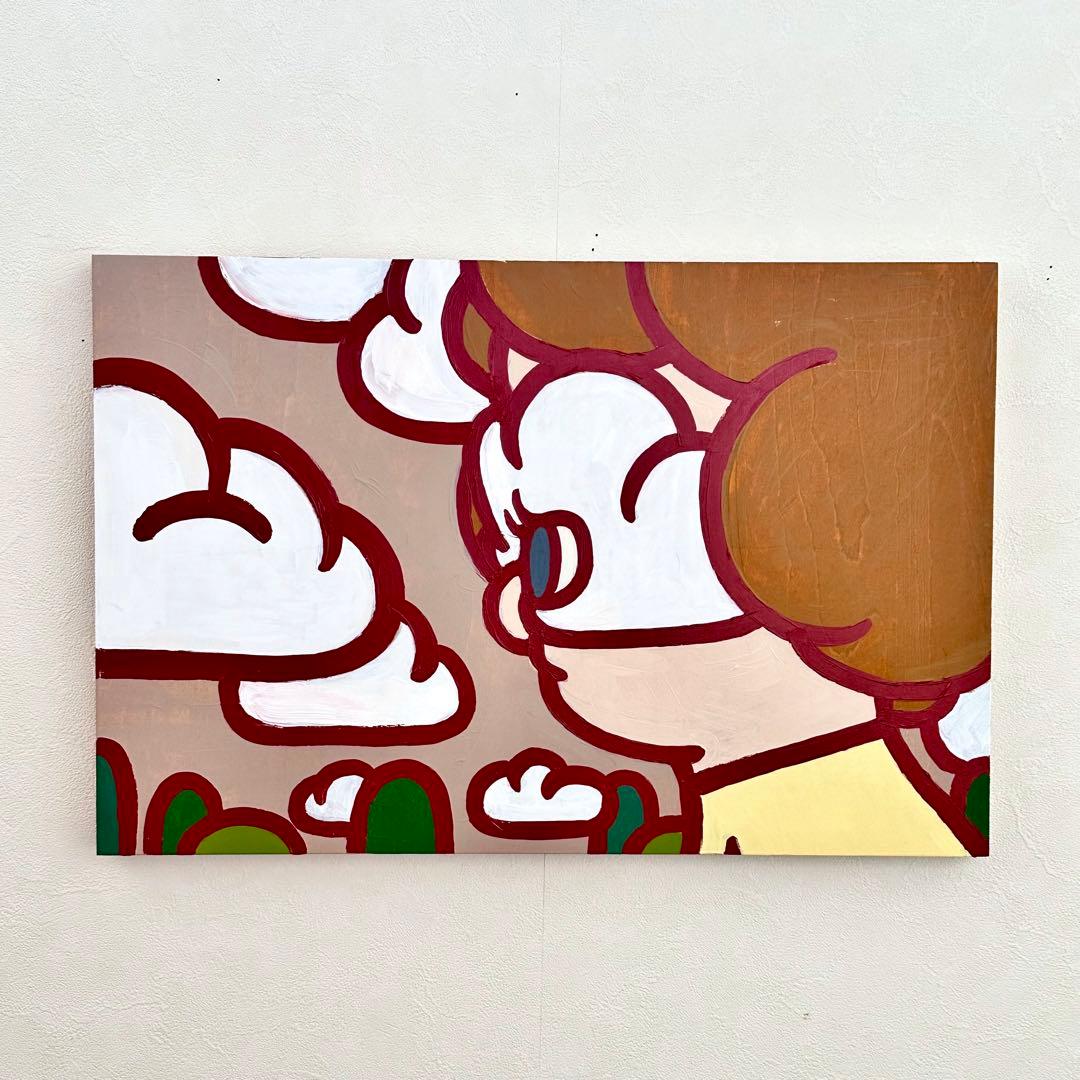 【原画4点セット】●Kaoruko Negishi● アクリル画　紐付き