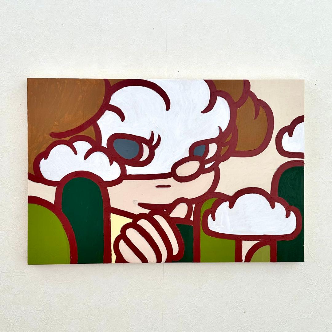 【原画4点セット】●Kaoruko Negishi● アクリル画　紐付き