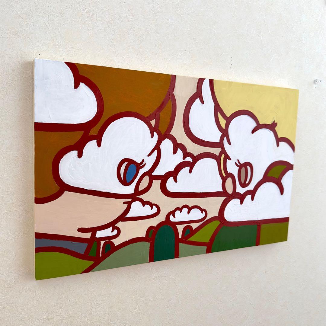 【原画4点セット】●Kaoruko Negishi● アクリル画　紐付き