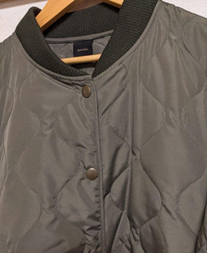 スピック＆スパン PeキルティングBZ/カーキ38