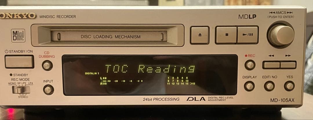 ONKYO MD-105AX ミニディスクレコーダー　動作品