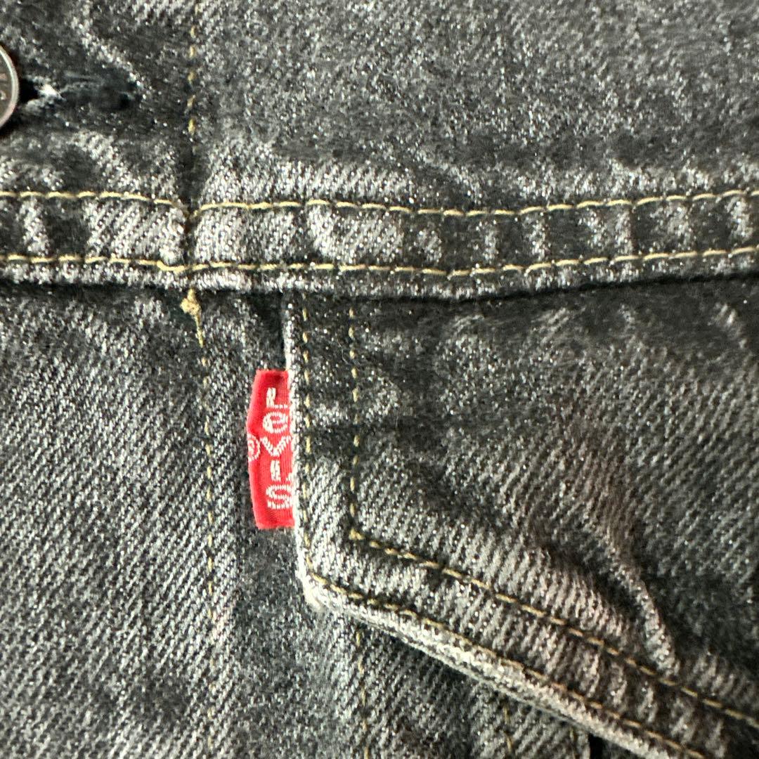 値下げ リーバイス Levi’s 70505 3rd 先染め ブラック Gジャン