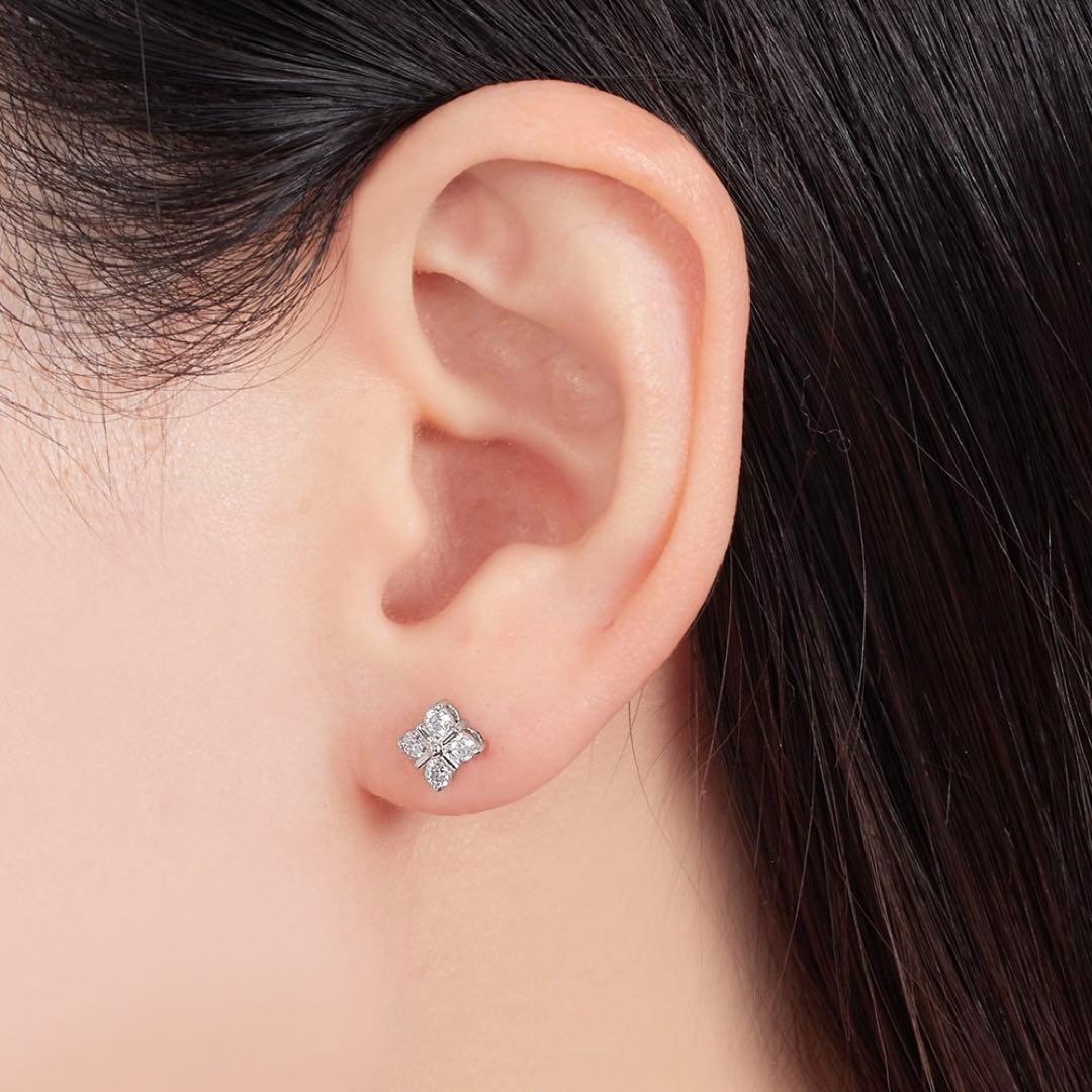 TSUTSUMI プラチナ ダイヤモンド ピアス