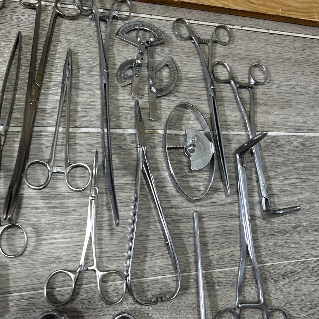 外科用器具セット ワイヤー牽引器 鉗子他30点 ステンレス製　まとめ売り