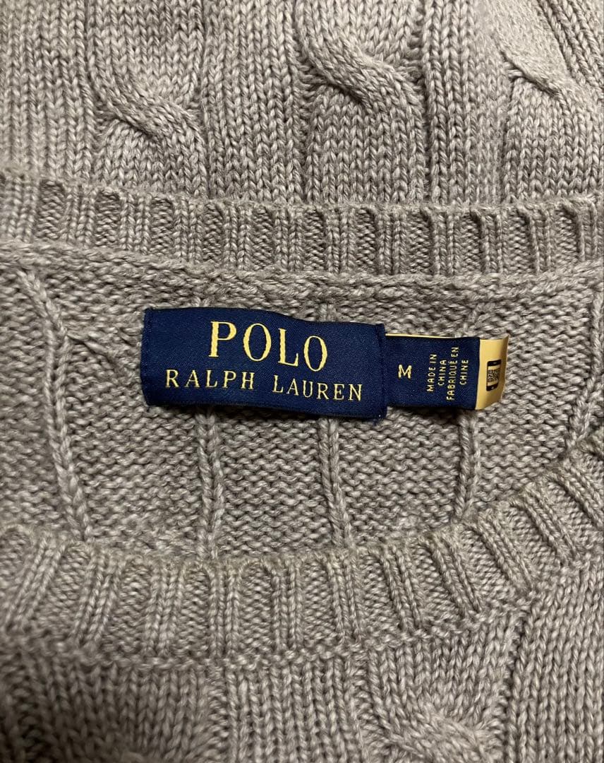 POLO RALPH LAURENポロラルフローレンのケーブルニット/Mサイズ”