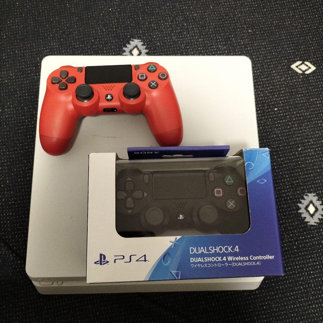 SONY PlayStation4ホワイト　DUALSHOCK4二種