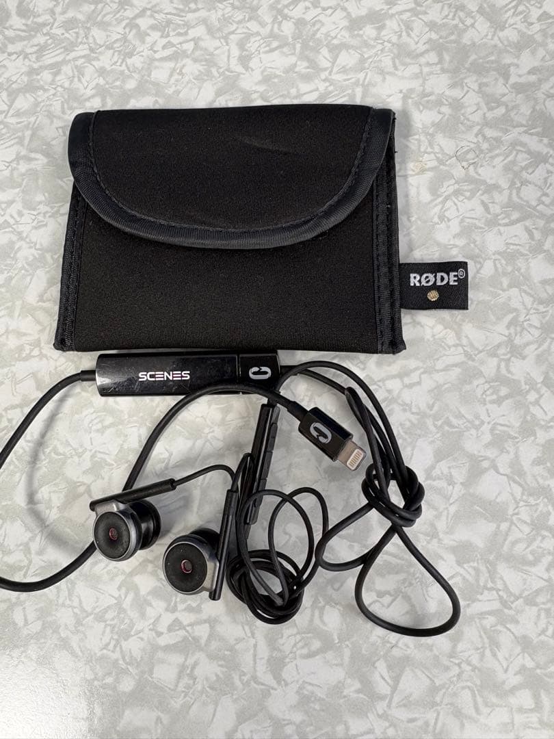 SCENES ASMR用バイノーラルマイク　　　　　別途RODE収納ケース付き