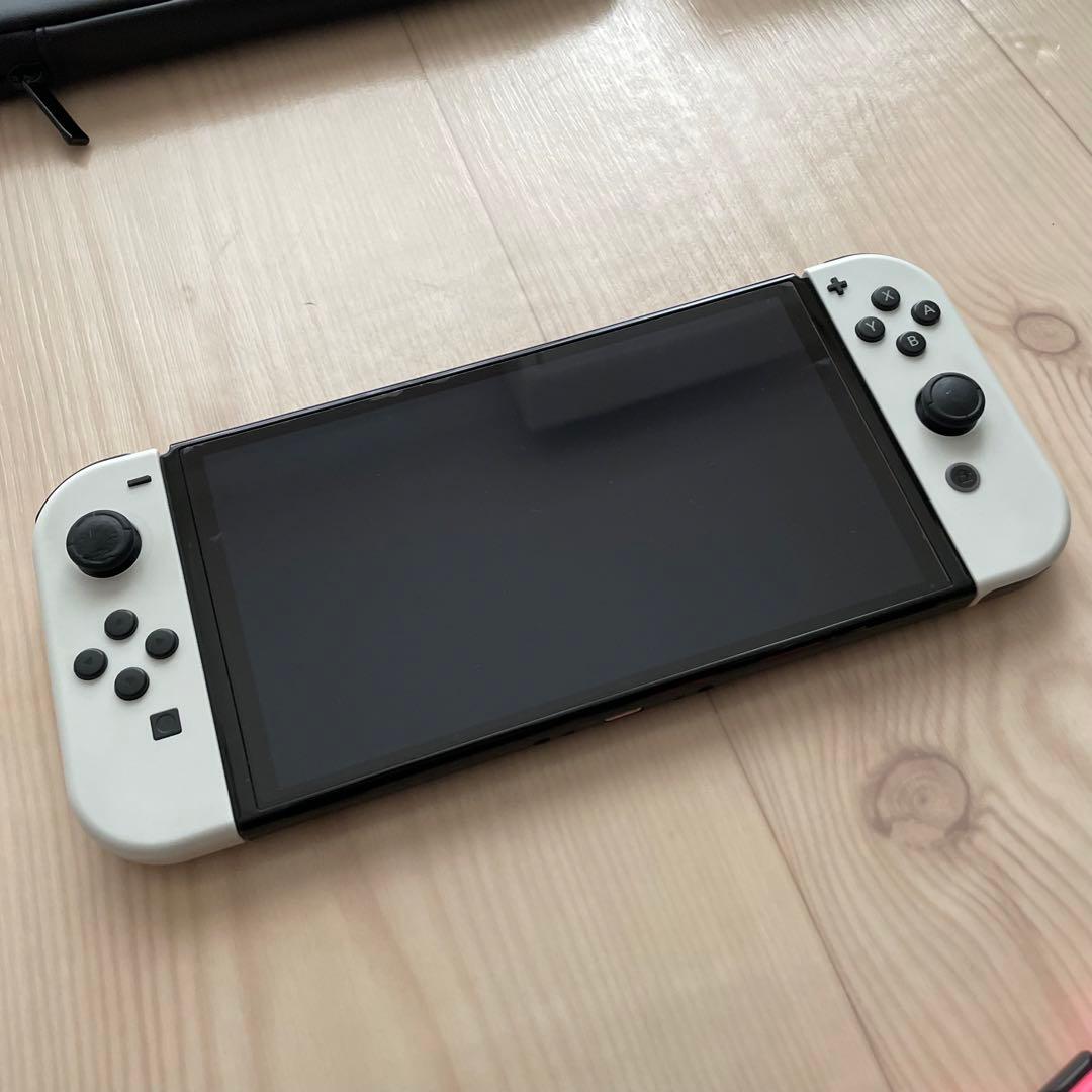 switch 本体 2台 コントローラー 純正ケース 有機EL