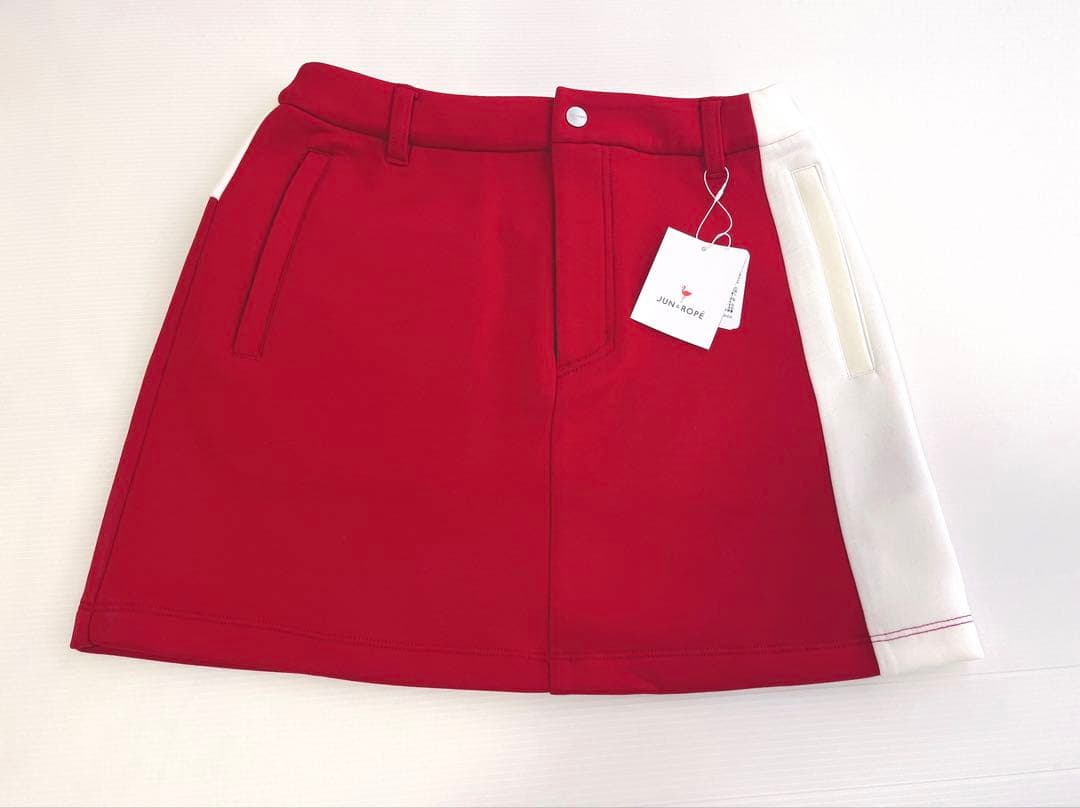 【新品タグ付き】ジュンアンドロペ セットアップ　レッド　ボンディング