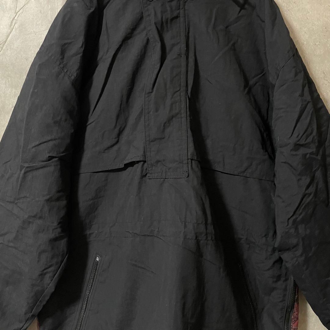 Burtonバートンスキーウェアスノーボードジャケットハーフジップ紺ネイビー赤