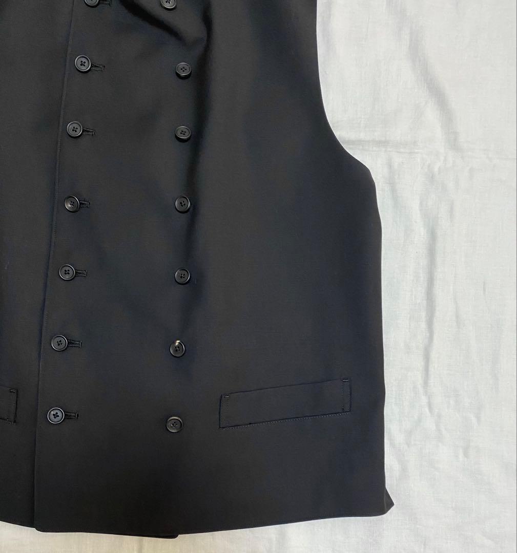 【RT-99465 】S’YTE ブラック ダブルブレスト ベスト