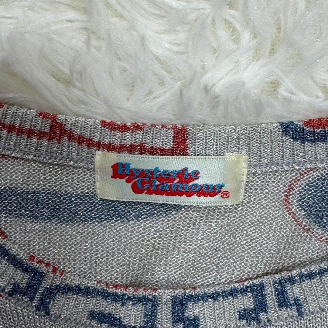 【極希少】初期 90s 00s ヒステリックグラマー 総柄 ラメニット