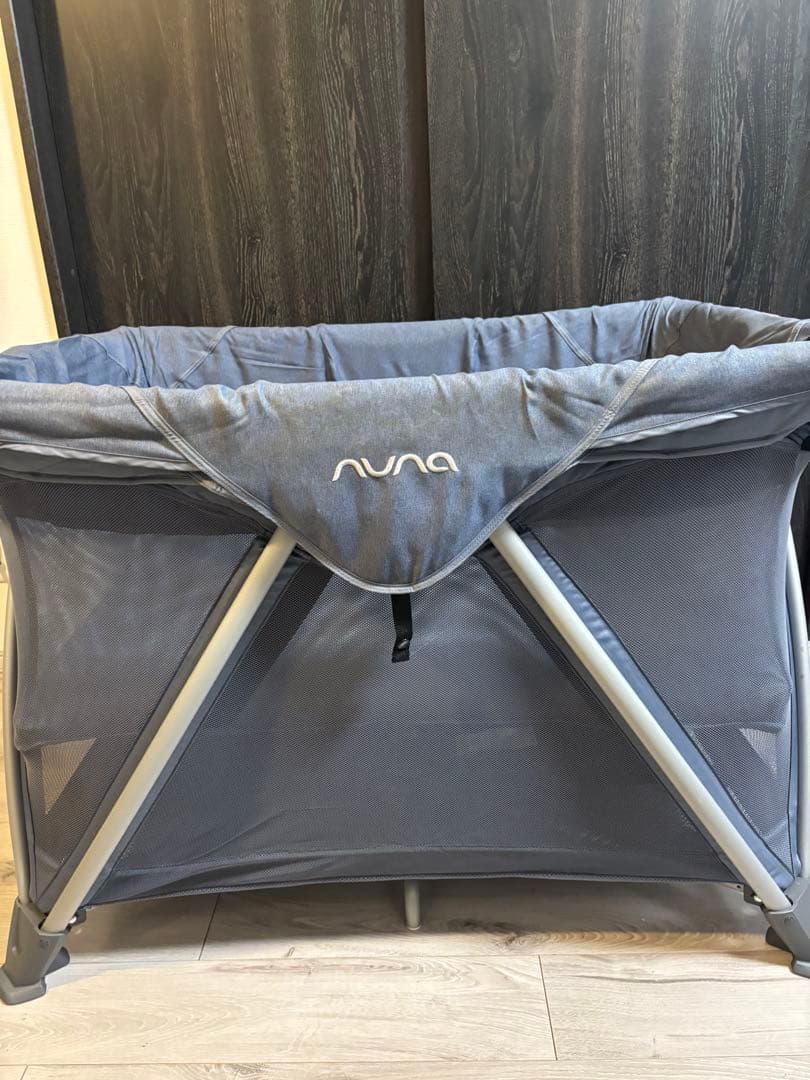 NUNA セナ 折りたたみ式ベビーベッド ネイビー
