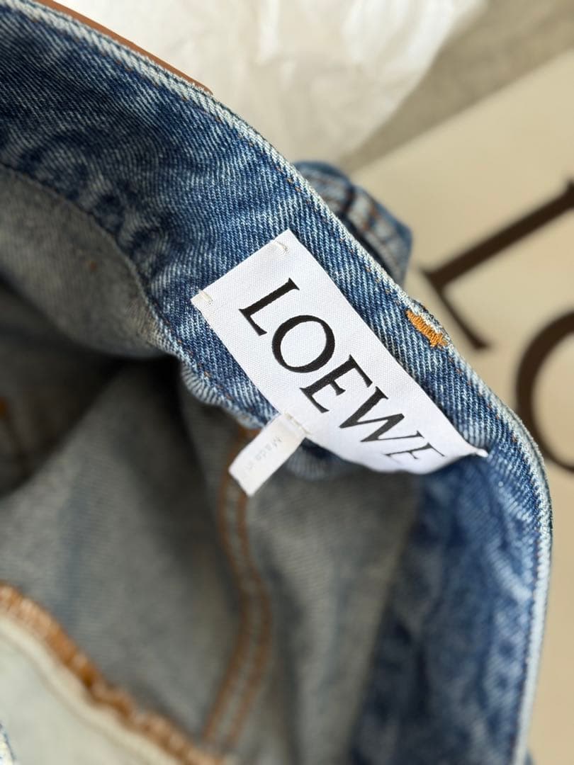 s*a様 LOEWE アナグラムショーツ（デニム）　未使用