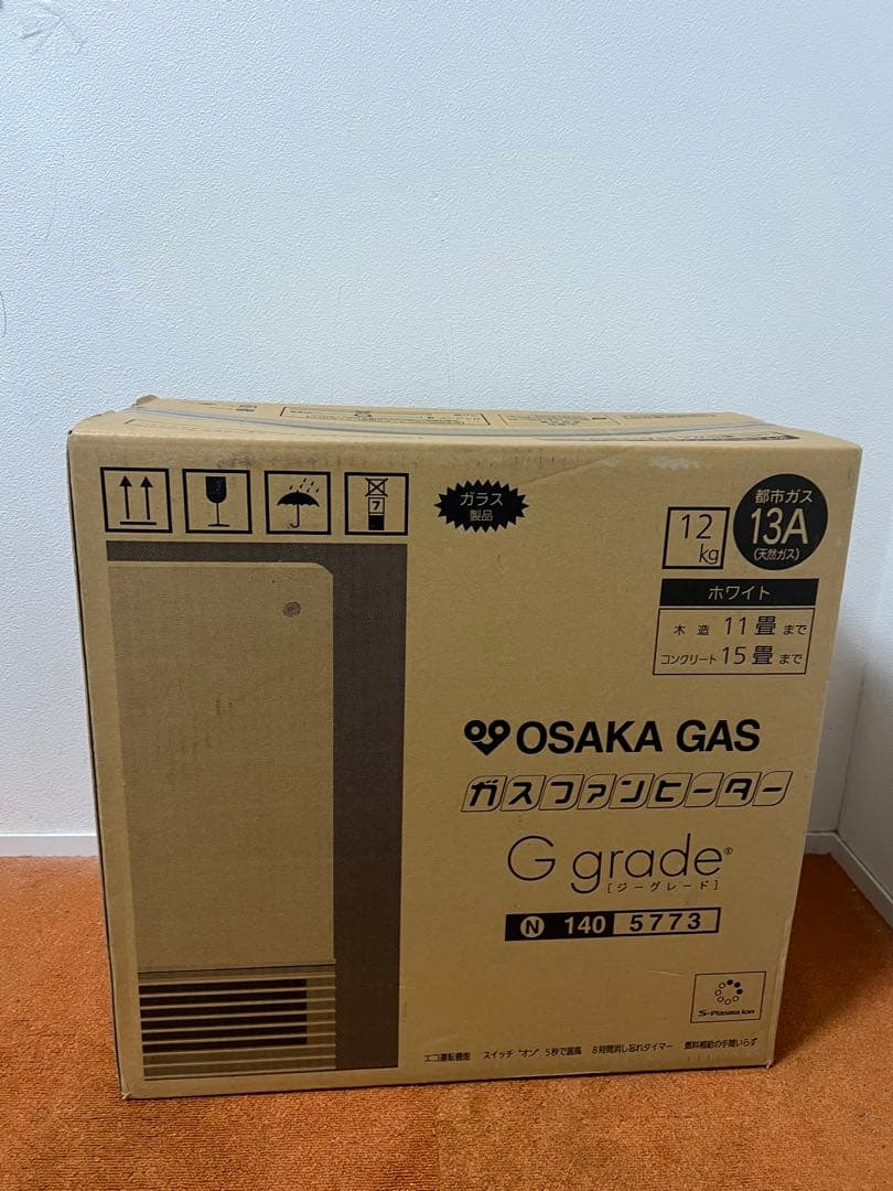 新品 ガスファンヒーター11〜15畳　大阪ガス　140-5773 13A