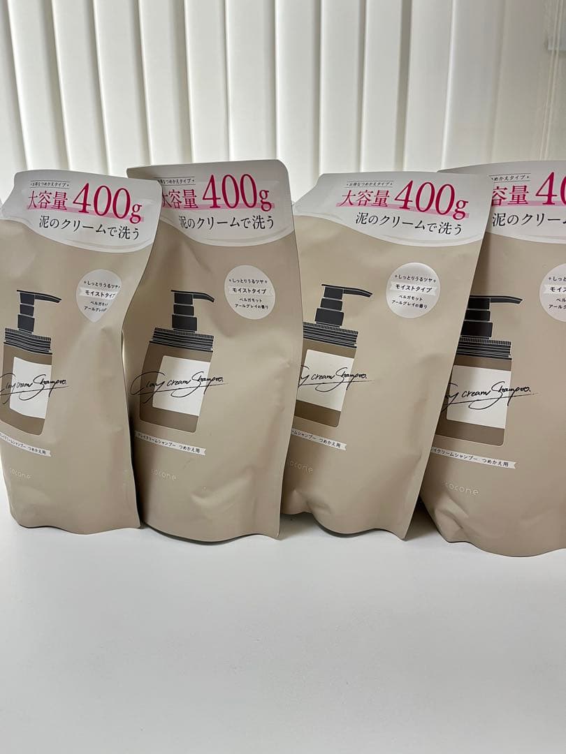 cocone クリームシャンプー 400g ポンプ式、詰め替え用