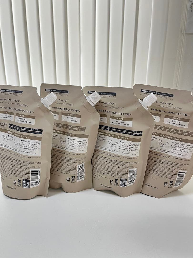 cocone クリームシャンプー 400g ポンプ式、詰め替え用