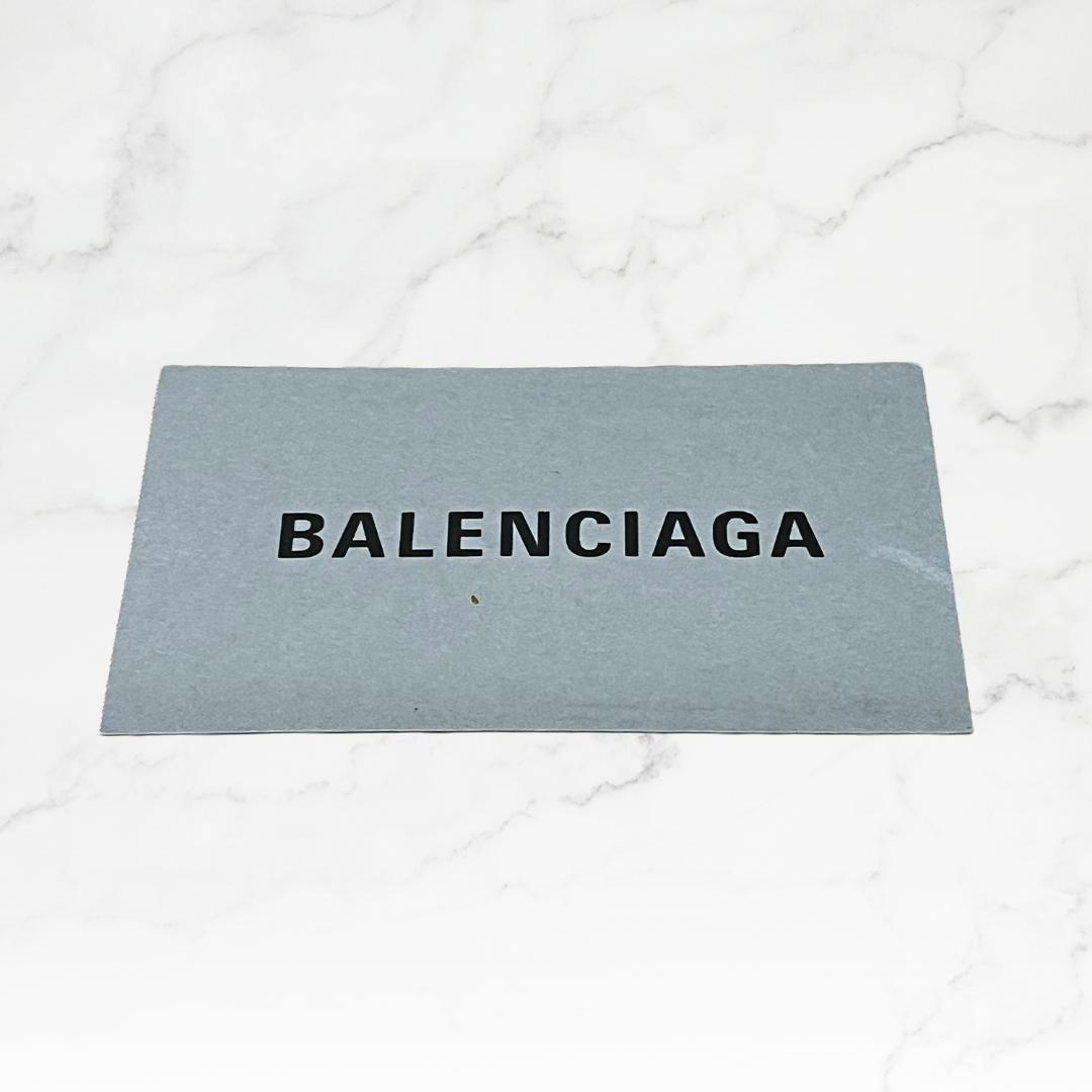 【美品】BALENCIAGA バレンシアガ 長財布 ブラック レザー