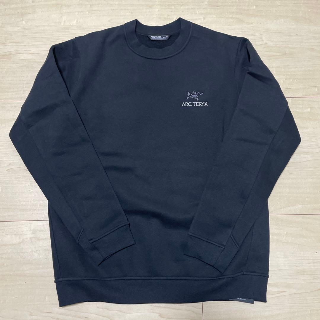 Sサイズ ARC'TERYX アークテリクス エンブレムフリースクルー 黒