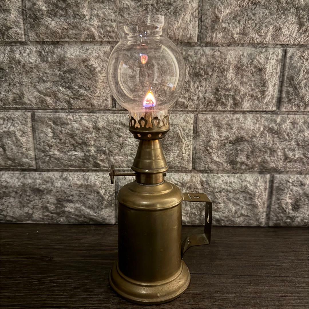 フランス製 アンティーク ピジョンランプ Lampe Olympe オイルランプ