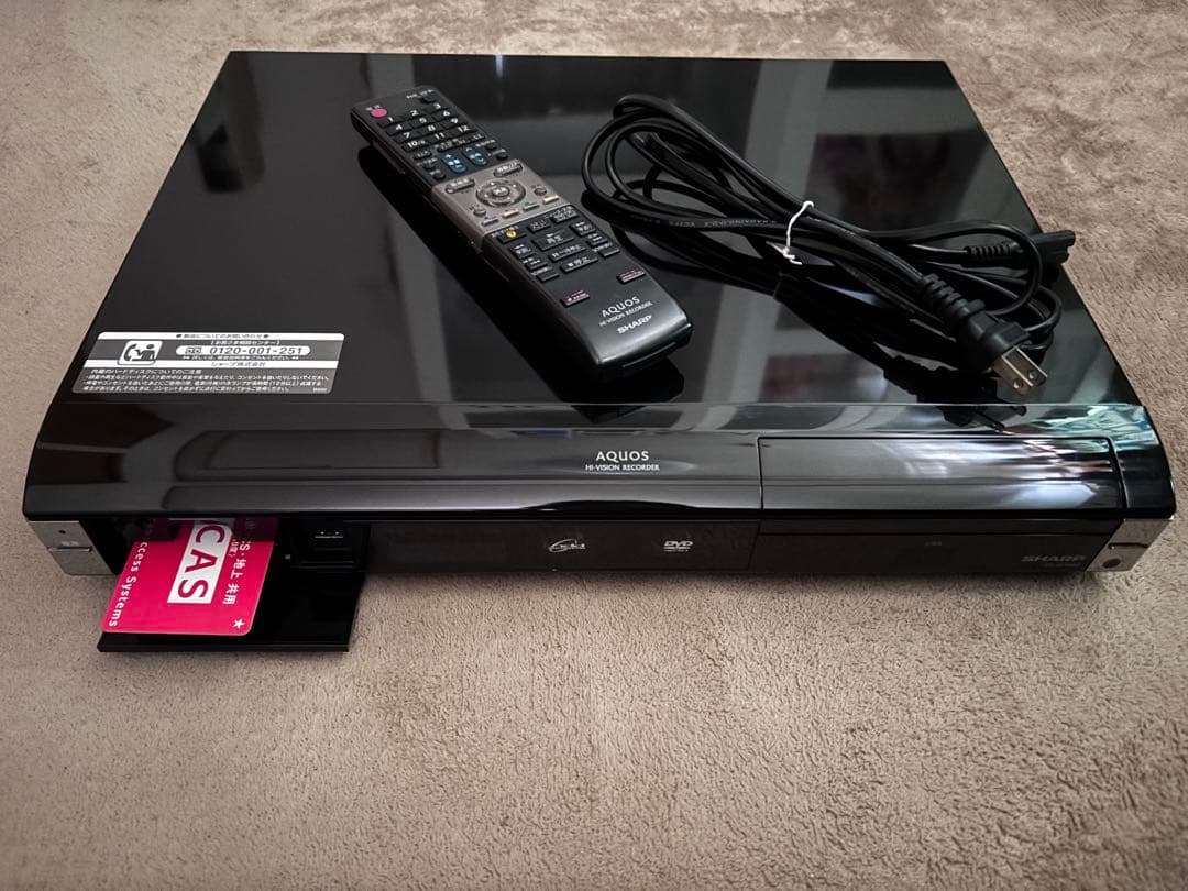 メンタツ　！！動作品　シャープAQUOS≪DV-ACW82≫