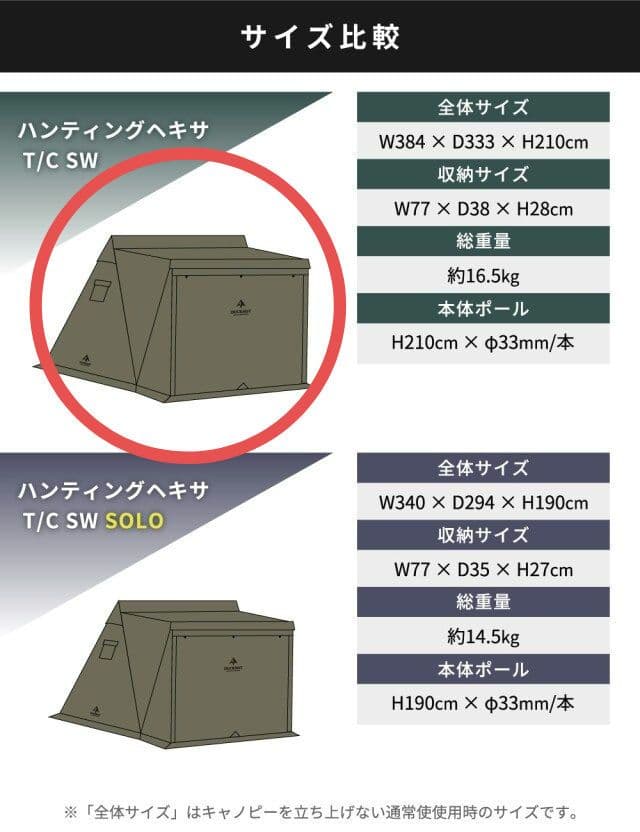 【新品】 DUCKNOT ハンティングヘキサ T/C SW2022 コヨーテ