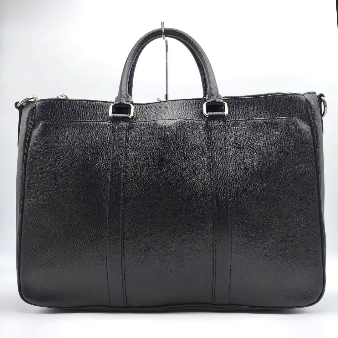 コーチ ビジネスバッグ 2way ブラック メトロポリタン 本革 大容量 肩掛け