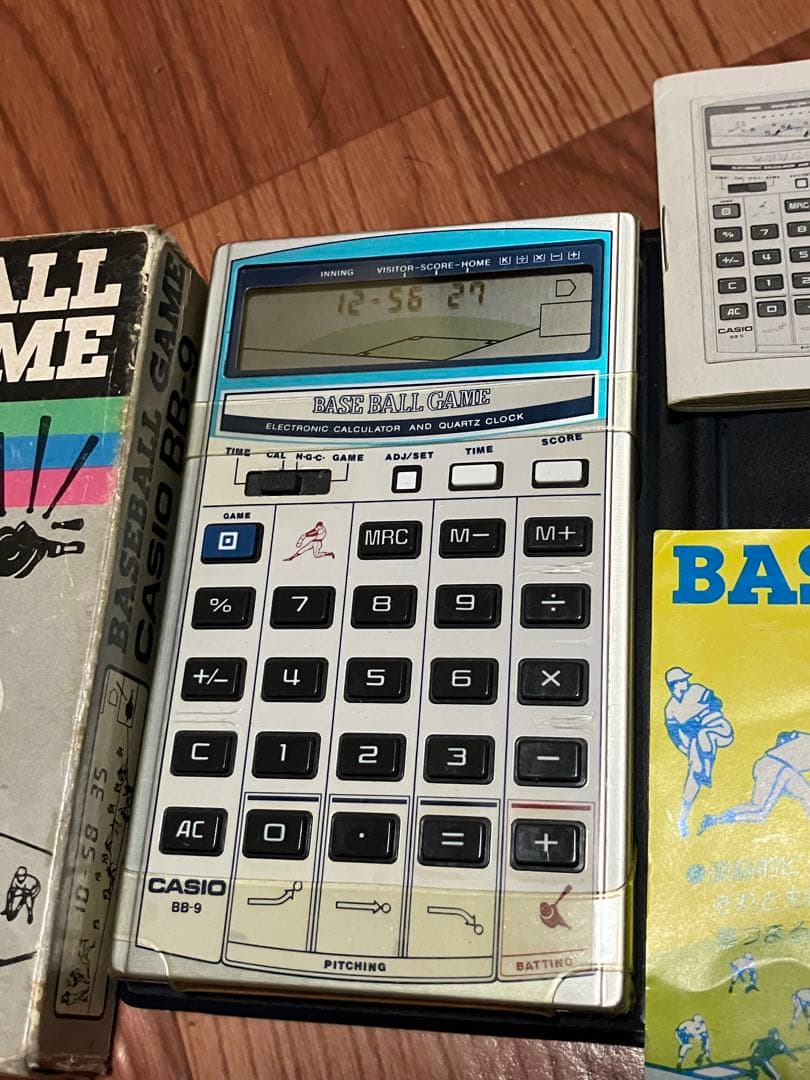 CASIO カシオ ゲーム 電卓 BB-9 ベースボールゲーム 計算機 レトロ