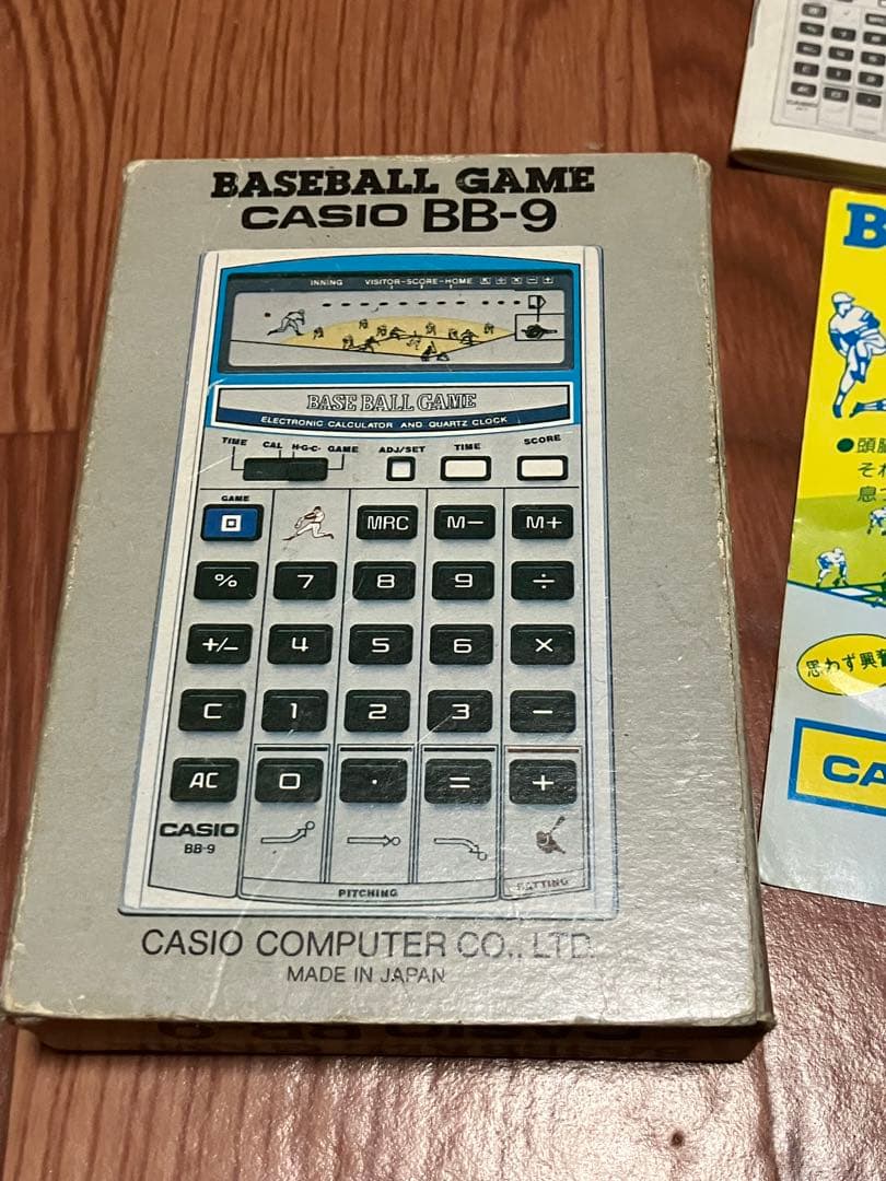 CASIO カシオ ゲーム 電卓 BB-9 ベースボールゲーム 計算機 レトロ